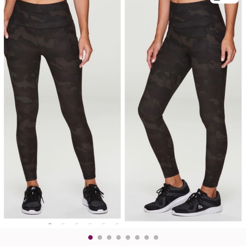 RBX Women's Dark Black Leggings. Brand new with tags. Size large.